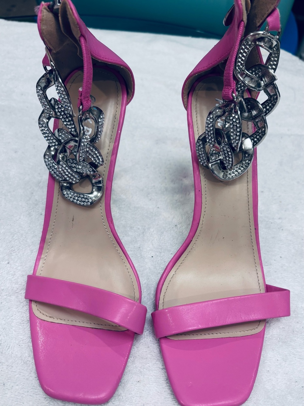 Almost Brand New Heels By Public Desire - Size 7- Heel Height 4 Inches - box 13A